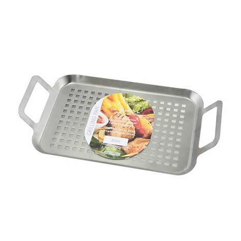 Apollo Shallow Bbq Grill Pan Small Stainless Steel 6604apollo Bbq World