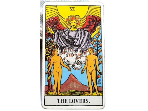 The Lovers Symbols Rider Waite Tarot