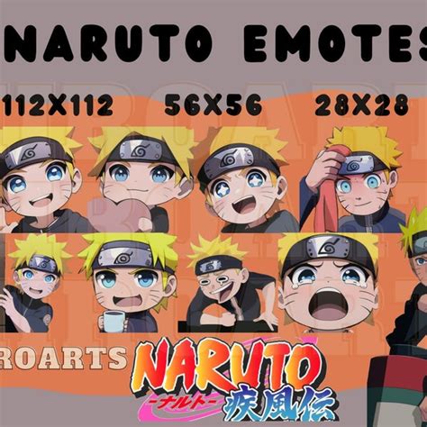 Naruto Shippuden Naruto Emote Etsy Canada