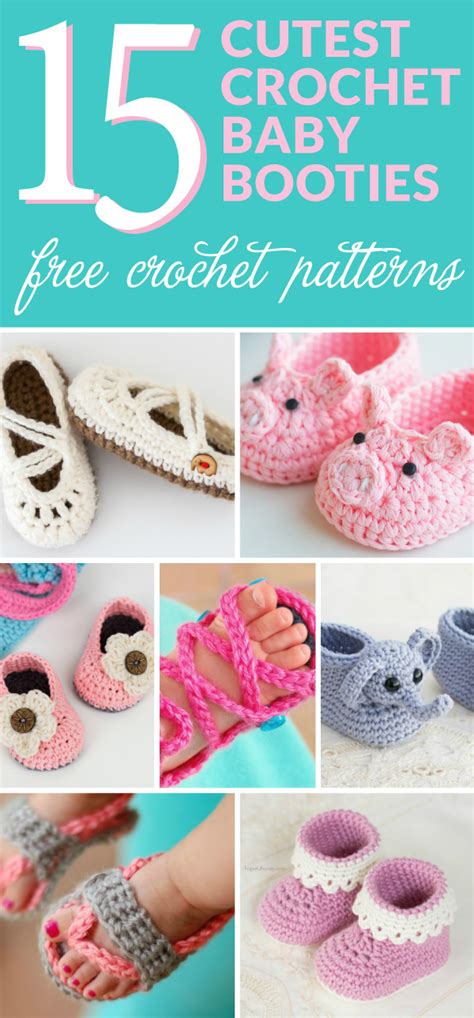 Look to these cute baby shower card messages for inspiration. 15 of the Cutest Crochet Baby Bootie Patterns - Dabbles ...