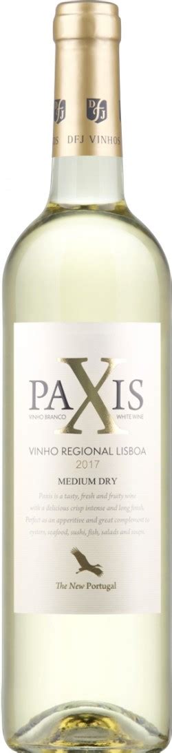 Paxis Medium Dry White 2017 Dfj Vinhos