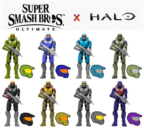 I Changed The Alt Colors For Master Chief In Smash Bros To Be Based On
