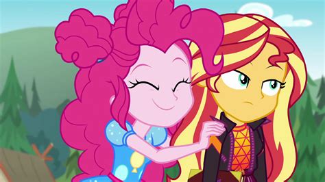 Safe Screencap Pinkie Pie Sunset Shimmer Equestria Girls Equestria Girls Series