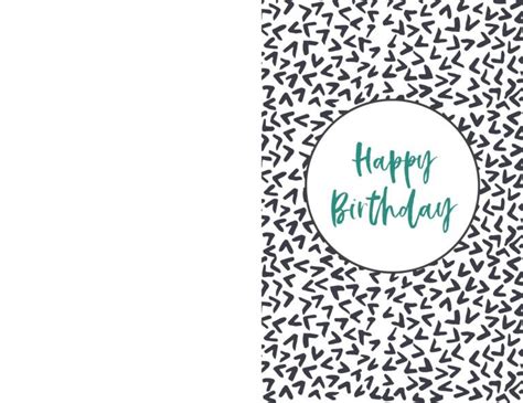 Bright color happy birthday fonts free birthday cards. Printable Birthday Cards for Him or Her - Print Happy ...
