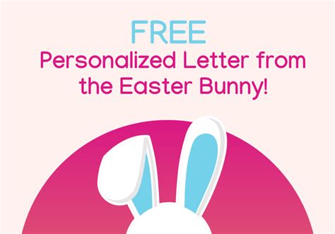 🐰 Free Personalized Letter From The Easter Bunny Macaroni Kid