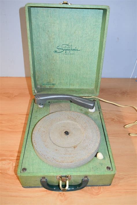 Vintage Portable Symphonic 3 Speed Record Player Model 910 Ebay