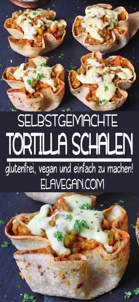 Diese selbstgemachten Tortilla Schalen Taco Schälchen sind ganz