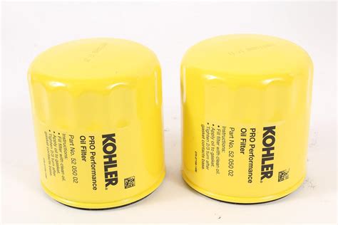 Kohler 2 Pack 52 050 02 S1 Engine Oil Filter Extra Capacity For M18 M20