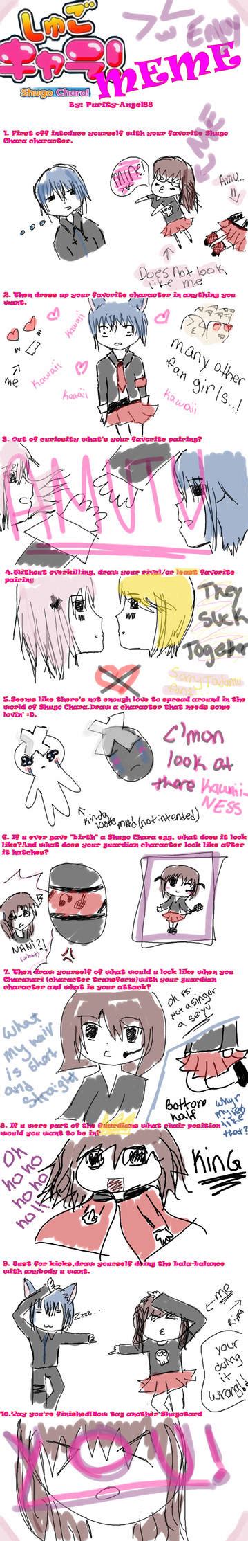 shugo chara meme by danimefreack on deviantart