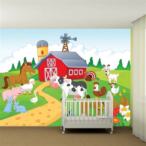 Hof Fototapete Tiere Tapete Kinderzimmer Kinderzimmer Foto ... Tapete fototapete papier für kinderzimmer tiere im dschungel regenwald.