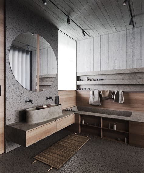modern rustic bathroom interior design ideas