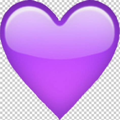 Emoji Iphone Purple Heart Png Android Computer Icons Cronologia