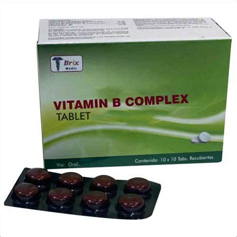 Vitamin B Complex Tablet Manufacturer Supplier Exporter