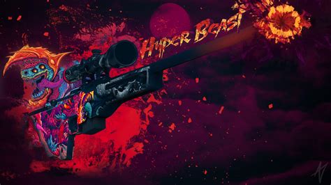 Awp Hyper Beast Created By Doud Csgo Wallpapers