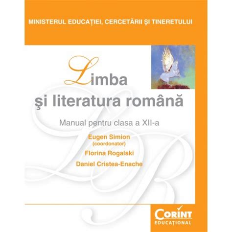 Limba Si Literatura Romana Manual Pentru Clasa A Xii A Eugen Simion