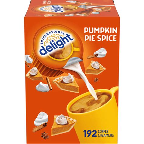 International Delight Coffee Creamer Singles Pumpkin Pie Spice 192