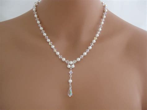 Bridal Jewelry Pearl Necklace Bridal Necklace Wedding Jewelry