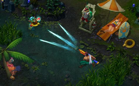 League Of Legends Introduces New Pool Party Skins Moar Powah