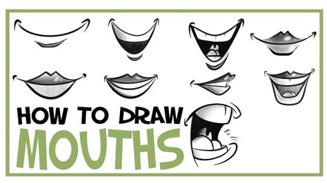 How To Draw Mouths Cartooning 101 7 Youtube Mouth Drawing