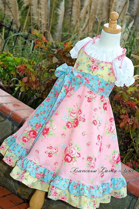 Dress Girls Birthday Tea Party Easter Flower Girl Twirl Dress