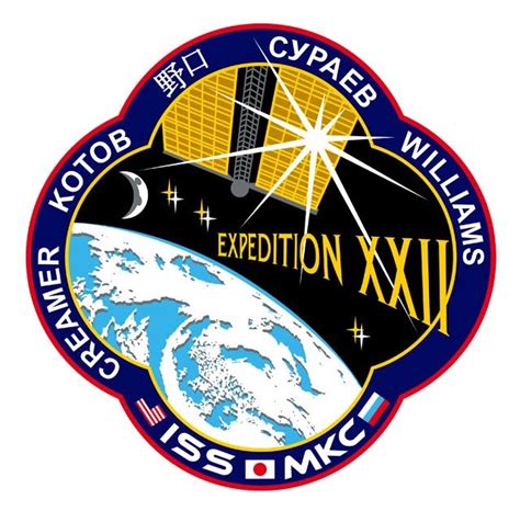 Space Patches Iss Expedition 22 Mission Patch Design