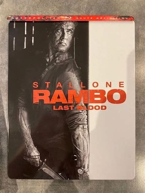 Rambo Last Blood Avec Sylvester Stallone Steelbook Collector En Blu