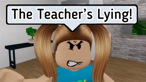 When The Teacher Calls Your Mom Roblox Brookhaven 🏡rp Meme Youtube