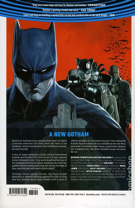 Batman Hc 2017 2020 Dc Universe Rebirth Deluxe Edition Comic Books