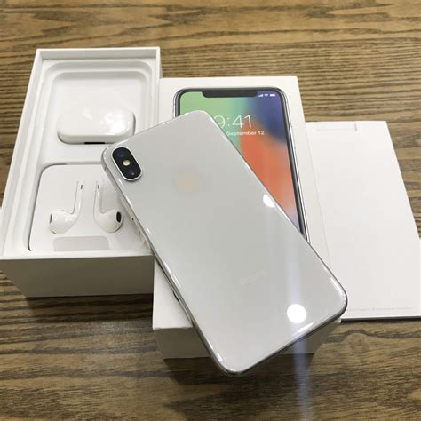 Iphone X 256gb Silver Zpa Like New 9999 Full Box Active 50 Ngày 24