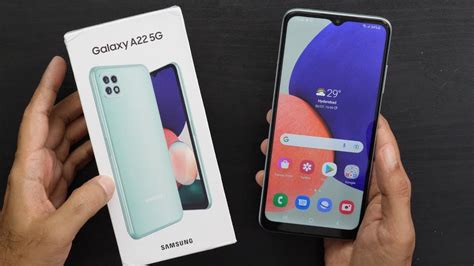 Samsung Galaxy A22 5g Unboxing And First Look Youtube