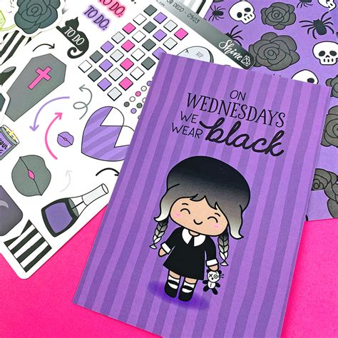 Goth Girl Luna Journal Card Planner Dashboard September Subscription
