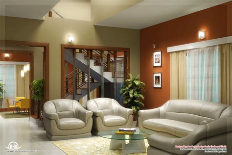 If you don't have a designated guest room, this could also come in handy in your living room. Beautiful living room rendering - Kerala home design and ...