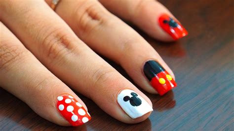 How To Draw Mickey Mouse On Nails Printable Form Templates And Letter