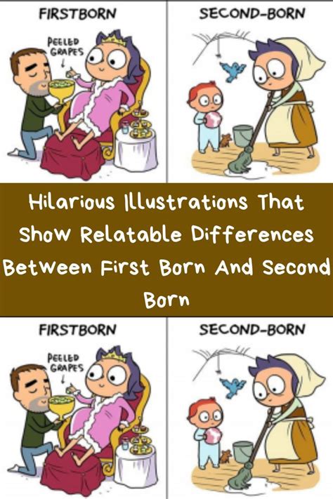 Hilarious Illustrations That Show Relatable Differences Between First