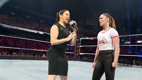 Ronda Rousey Vs Stephanie McMahon IRON Full Match YouTube