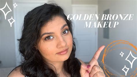 Perfect Golden Bronze Makeup Look For Medium Olive Skin Dry Acne