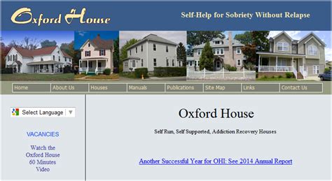 National Website Oxford Houses Of Virginia