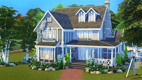 Farmhouse Builds Sims House Sims 4 House Design Sims 4 Farmhouse Hot