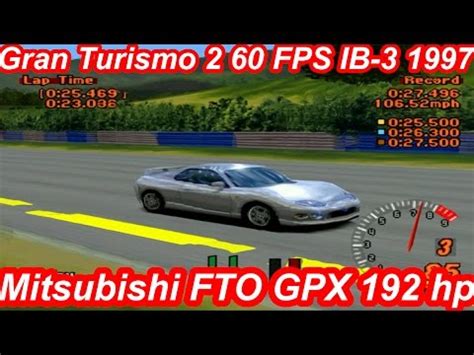 Gran Turismo 2 60 FPS IB 3 Mitsubishi FTO GPX 1997 192 cv Sobresterço
