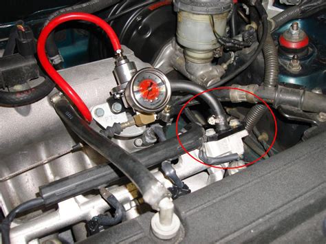 Honda Acura Fuel Pressure Regulator Rail Adapter Riser For External Mo
