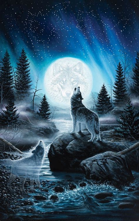 Wolves Howling Wallpapers On Wallpaperdog