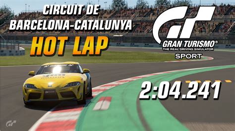 GT Sport Hot Lap GR Supra GT Cup Rd 2 Circuit De Barcelona