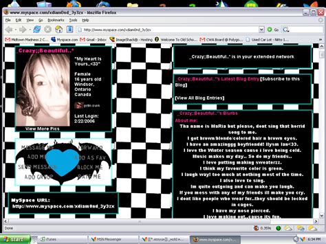 Spending Hours Redoing Your Myspace Layout Instead Of Working On Your Homework Myspace Layout