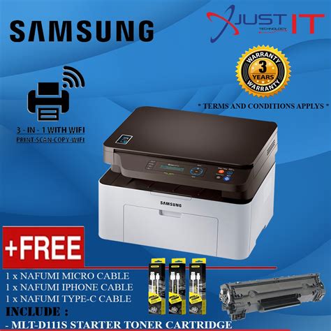 Samsung Xpress Sl M2070w Multifunction Laser Printer Print Scan Copy