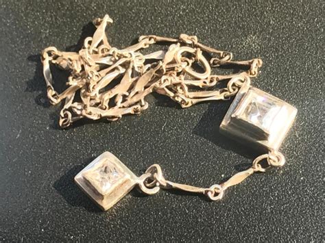 Bid Now Vintage Silver Necklace Invalid Date EDT