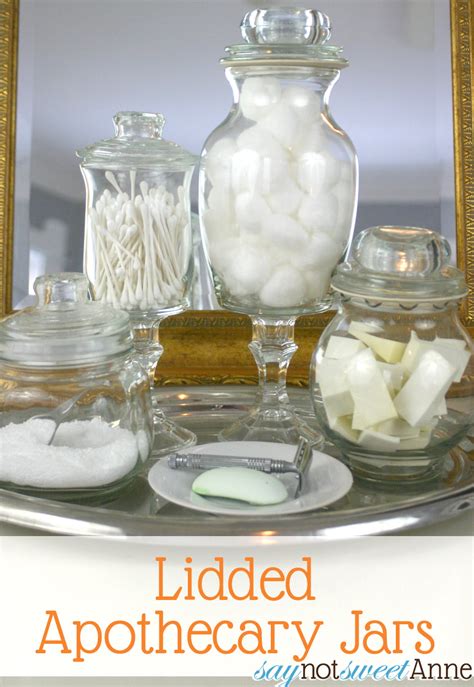How To Make Upscale Apothecary Jars Tutorial