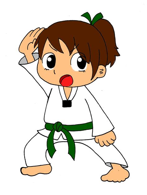 Karate Cartoon Clipart Kid 2 Clipartix