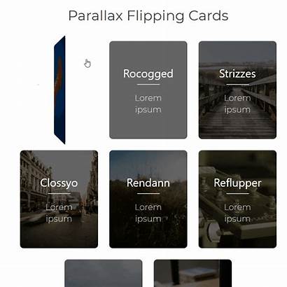 Cards Flipping Coding Parallax Fribly Web Css