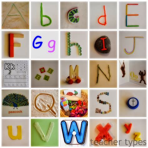 Twenty Six Letters My Alphabet Project Part 2 Teacher Types
