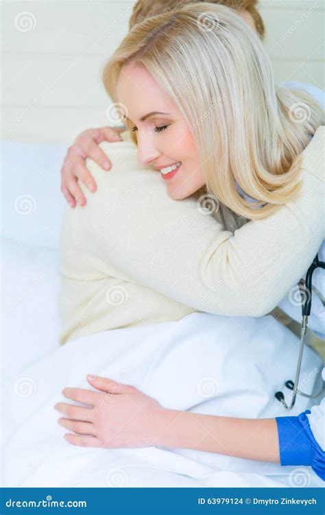 Professional Nurse Taking Care Of A Patient Stock Photo Image Of